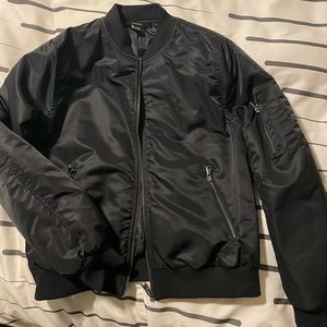 Black Bomber Jacket